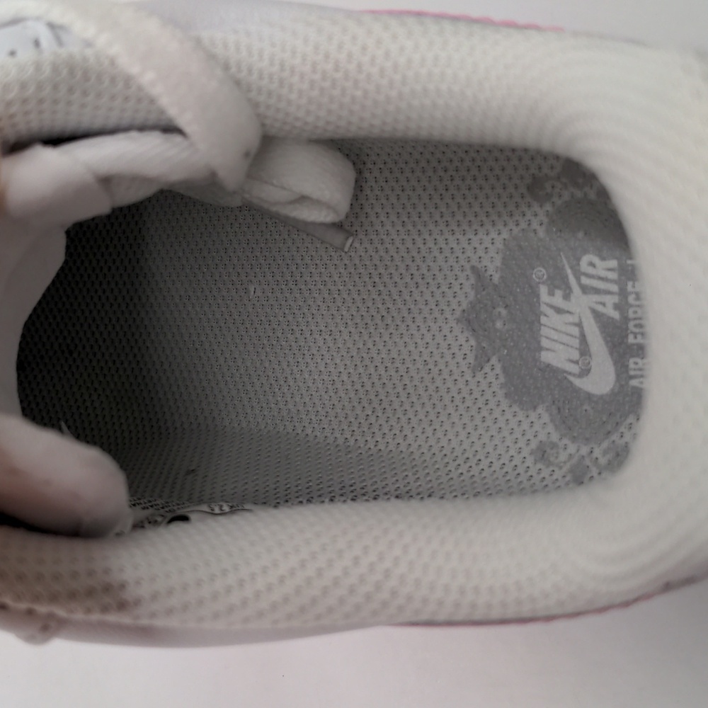 New Nike Air Force 1 Women's Custom Sneakers Pink/White Sz 5 - Picture 11 of 14